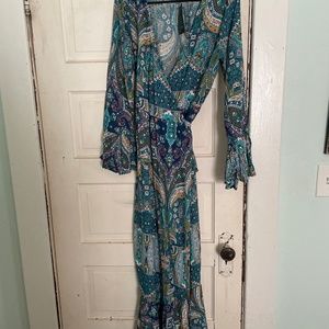 Wrap dress boho